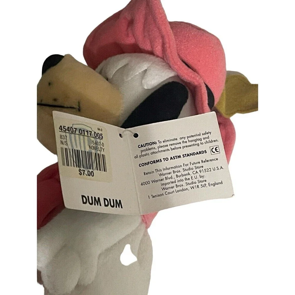 Warner Bros Dum Dum Bean Bag Plush Vtg 8